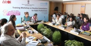 UNICEF organized Training workshop on Routine Immunization (RI) for Radio professionals