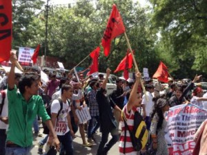 AISA’s March to DU VC on Student Issues