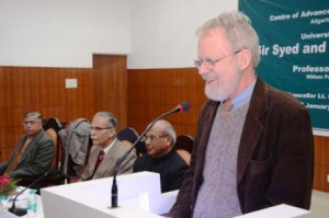 Prof David Lelyveld delivers extension lecture in AMU