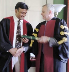 AMU Chest Physician and Assistant Prof becomes the youngest Indian receiver of FRCP