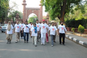 AMU walk for awareness against diabetes