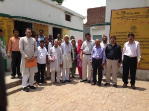 AMU Core Committee visit villages for adoption