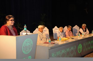 Teesta Seetalvad delivers lecture in Aligarh Muslim University