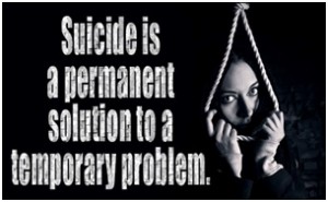 SUICIDE: NOT THE WAY OF TACKLING PROBLEMS