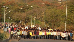 Massive Protest Rally at Hyderabad. Credits- Bilal Veliancode 