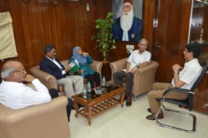 Maldives’ National University Chancellor visits AMU