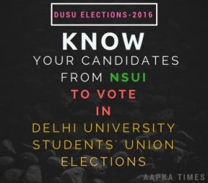 DUSU Polls: Know Your Candidates from NSUI