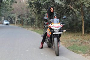Meet this Lady Biker from Jamia who is gaining national attention