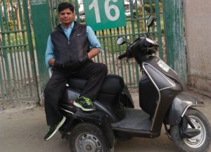 See how this differently abled Jamia student inspires many