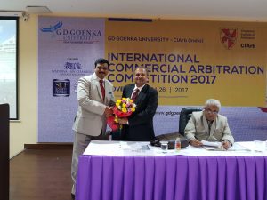 G D Goenka inaugurates CIArb International Commercial Arbitration Competition 2017