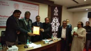 Jamia Vice-Chancellor felicitated by the Delhi Education Society for his achievements