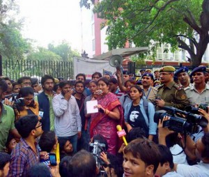 Occupy UGC: Students march to HRD ministry in protest
