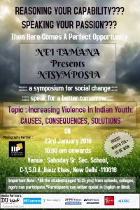 NEI TAMANA presents NTSYMPOSIA , a bilingual symposium for social change.