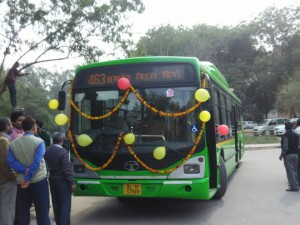 Delhi government provides two new buses for Jamia students