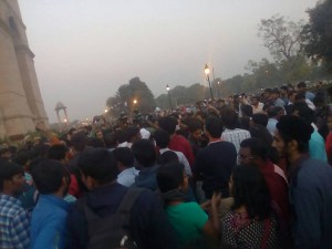 Rohith Vemula Case: Candle light march at India Gate stopped by police