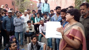 Jamia students called off their hunger strike as administration promised to roll back the fee hike
