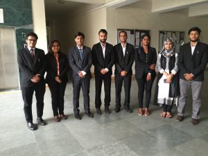 Jamia law students felicitated by the Hon’ble members of the DSLSA