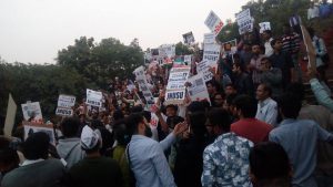 Najeeb row: Students continue protests as ‘permission never required in free JNU’