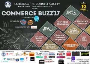 Motilal Nehru College is all set to organise it’s annual fest COMMERCE BUZZ’17