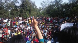 Ramjas controversy: Students protest against ABVP in Delhi University