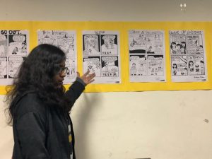 Jamia students give social message through comics
