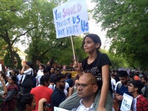 Delhi mass protest against rape after 6 years !