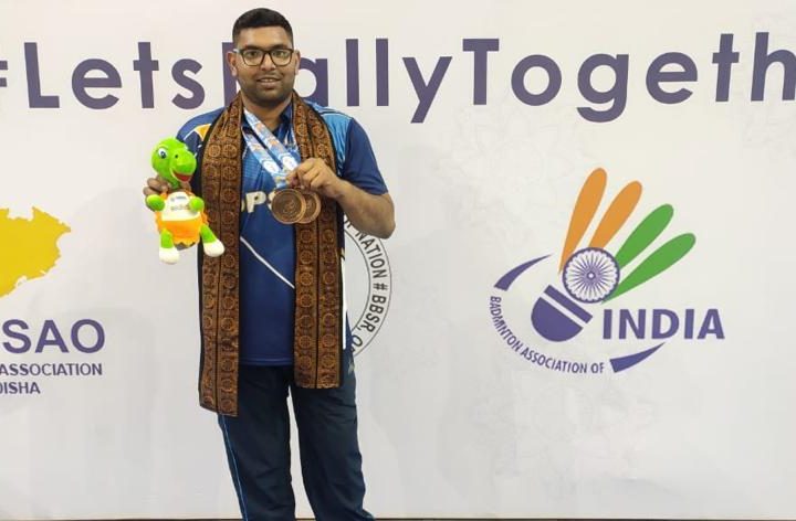Jamia student wins two bronze medals in National Para-Badminton Championship